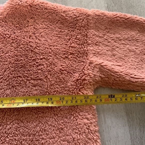 Madewell pink faux fur furry fuzzy sweater‎ top size M - Picture 8 of 9